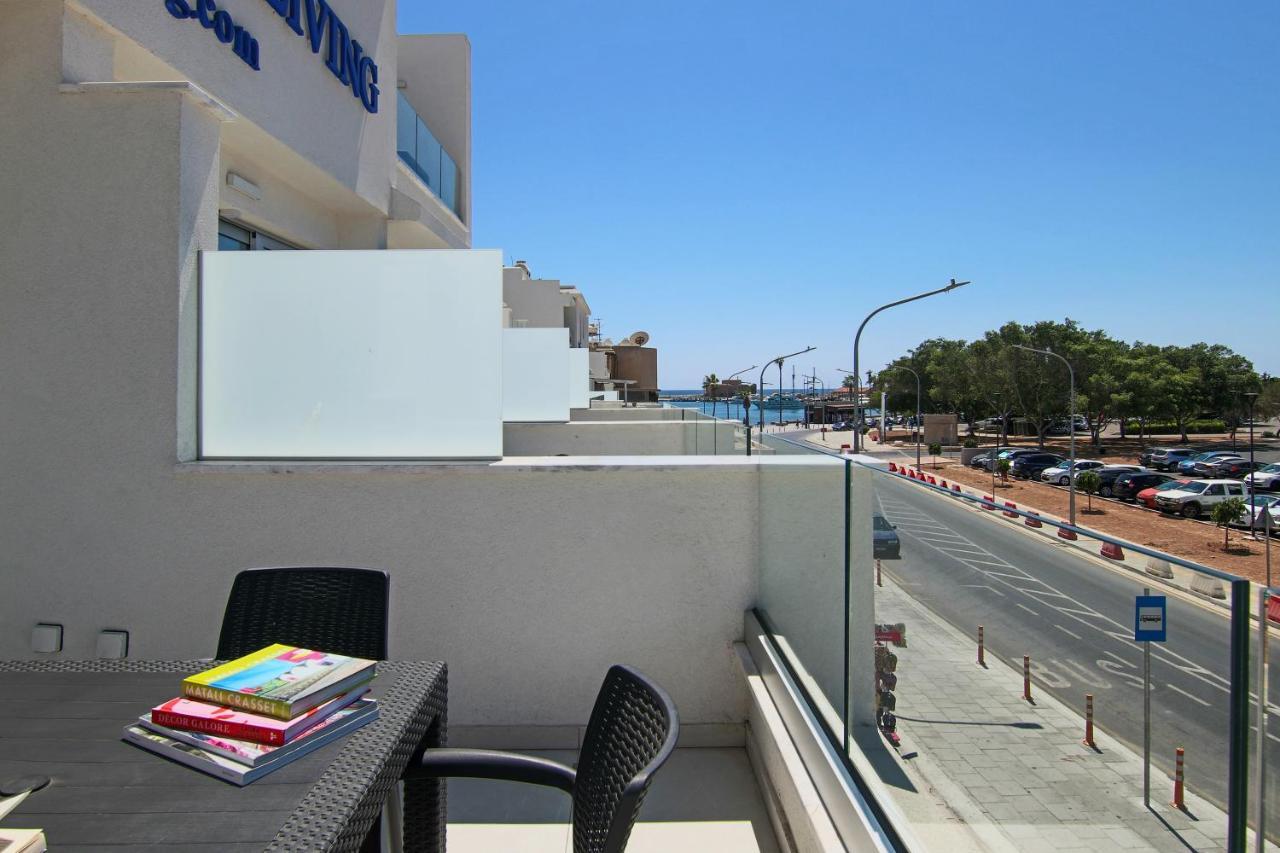 Ferienwohnung Phaedrus Living - Seaside Luxury Flat Harbour 103 Paphos Exterior foto